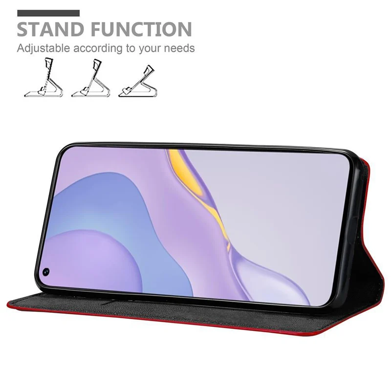 Cadorabo Hülle kompatibel mit Huawei NOVA 7 5G Schutzhülle mit Magnetverschluss, Standfunktion und Kartenfach