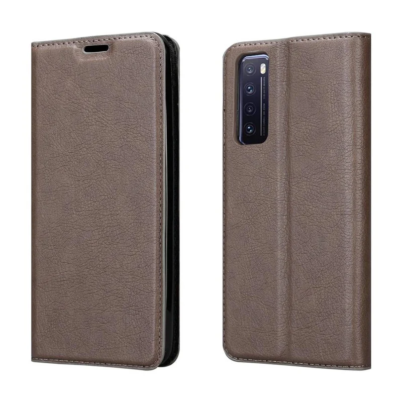Cadorabo Hülle kompatibel mit Huawei NOVA 7 5G Schutzhülle mit Magnetverschluss, Standfunktion und Kartenfach