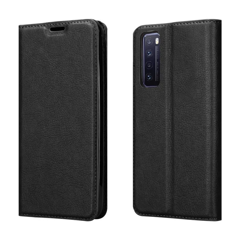 Cadorabo Hülle kompatibel mit Huawei NOVA 7 5G Schutzhülle mit Magnetverschluss, Standfunktion und Kartenfach