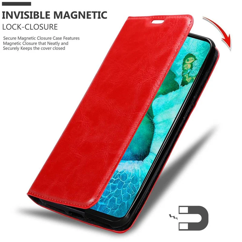 Cadorabo Hülle kompatibel mit Honor View 30 PRO Schutzhülle mit Magnetverschluss, Standfunktion und Kartenfach