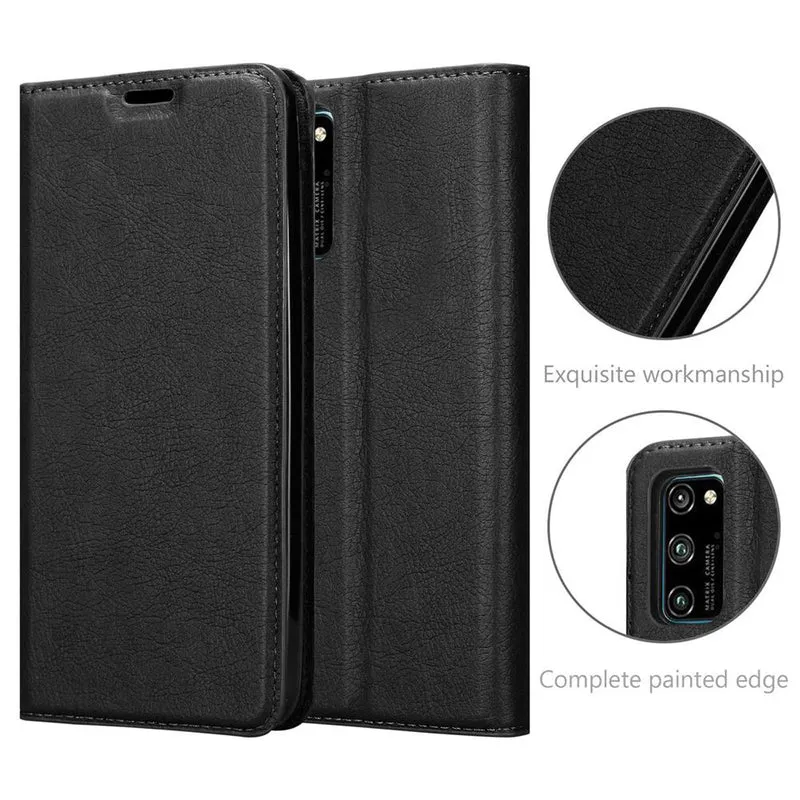 Cadorabo Hülle kompatibel mit Honor View 30 PRO Schutzhülle mit Magnetverschluss, Standfunktion und Kartenfach
