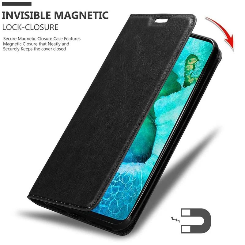 Cadorabo Hülle kompatibel mit Honor View 30 PRO Schutzhülle mit Magnetverschluss, Standfunktion und Kartenfach