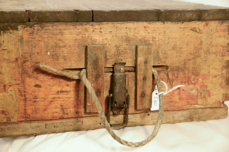 Kart.Ie.FH-18 Hülsenkartuschen Holzkiste