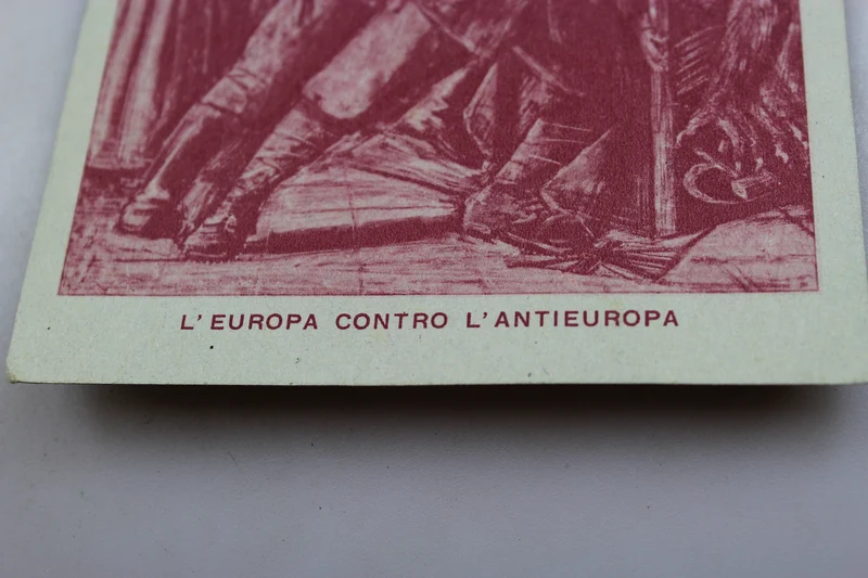Postkarte FFAA "Europa gegen Anti-Europa"