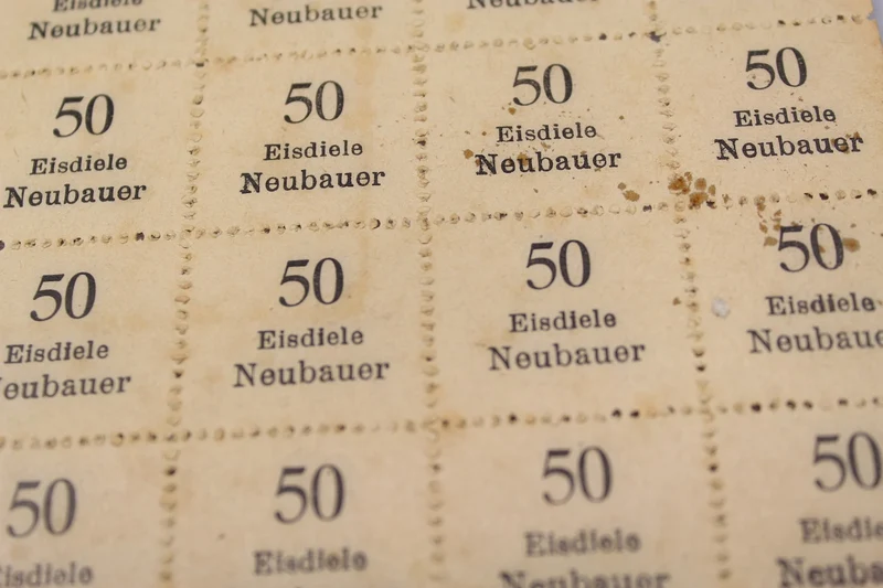 Sammelkarte für Lebensmittel