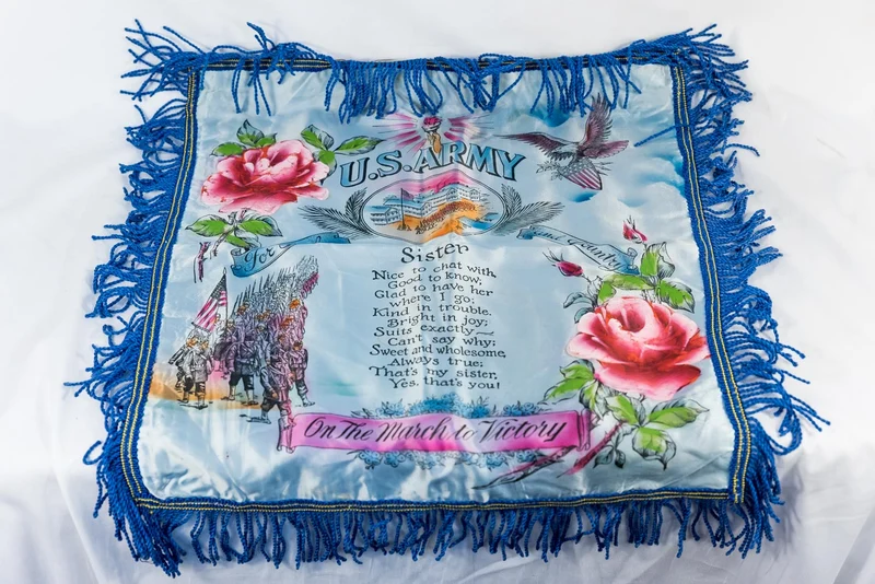 Kissenbezug ( cm 40x40 ) Erinnerung an den Sieg des 2. Weltkriegs