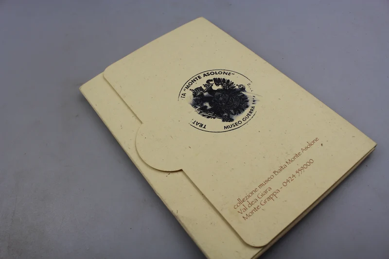 Mappe mit 8 Reproduktionen italienischer Postkarten aus dem 1. Weltkrieg