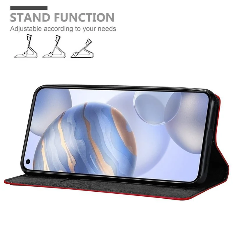 Cadorabo Hülle kompatibel mit Honor 30 Schutzhülle mit Magnetverschluss, Standfunktion und Kartenfach