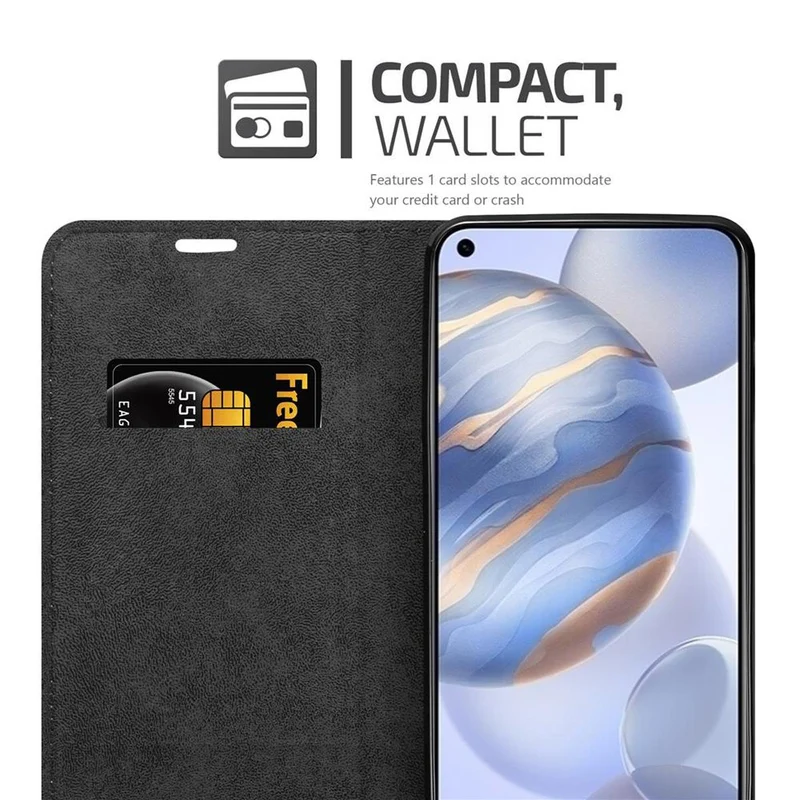 Cadorabo Hülle kompatibel mit Honor 30 Schutzhülle mit Magnetverschluss, Standfunktion und Kartenfach