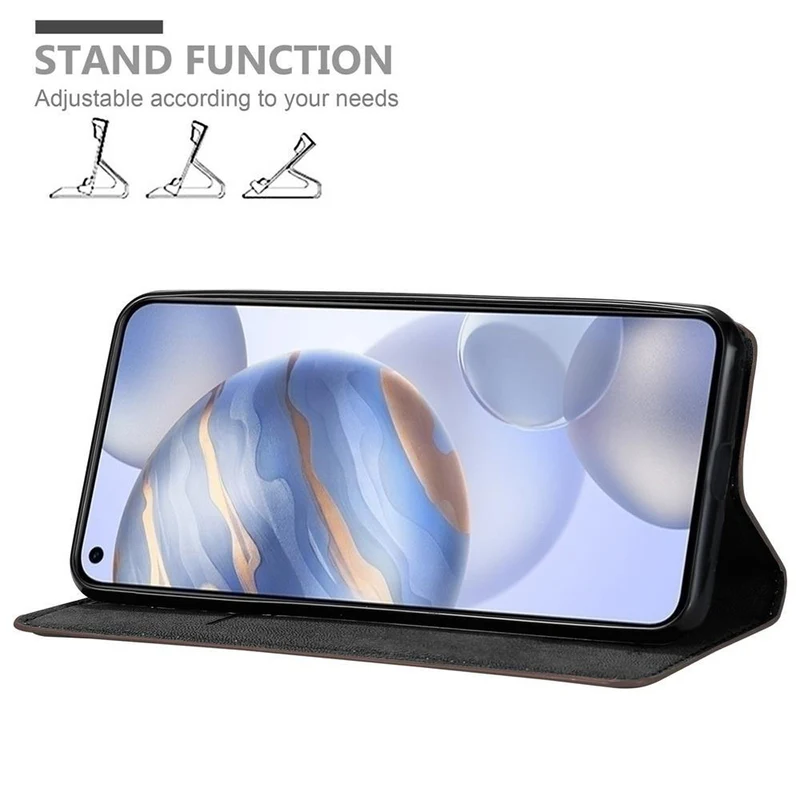Cadorabo Hülle kompatibel mit Honor 30 Schutzhülle mit Magnetverschluss, Standfunktion und Kartenfach