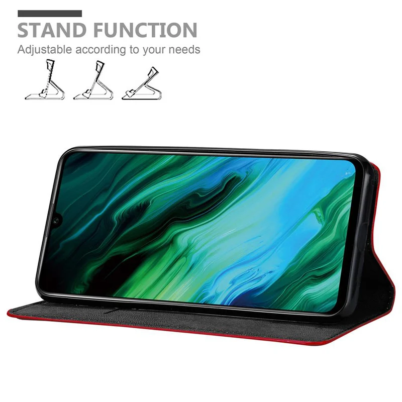 Cadorabo Hülle kompatibel mit Honor 20e Schutzhülle mit Magnetverschluss, Standfunktion und Kartenfach