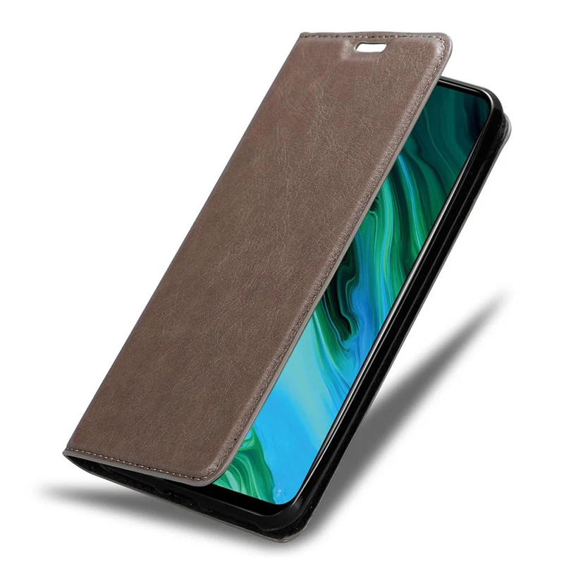 Cadorabo Hülle kompatibel mit Honor 20e Schutzhülle mit Magnetverschluss, Standfunktion und Kartenfach