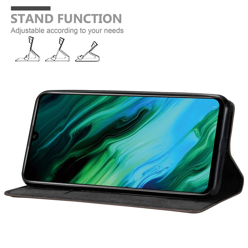 Cadorabo Hülle kompatibel mit Honor 20e Schutzhülle mit Magnetverschluss, Standfunktion und Kartenfach