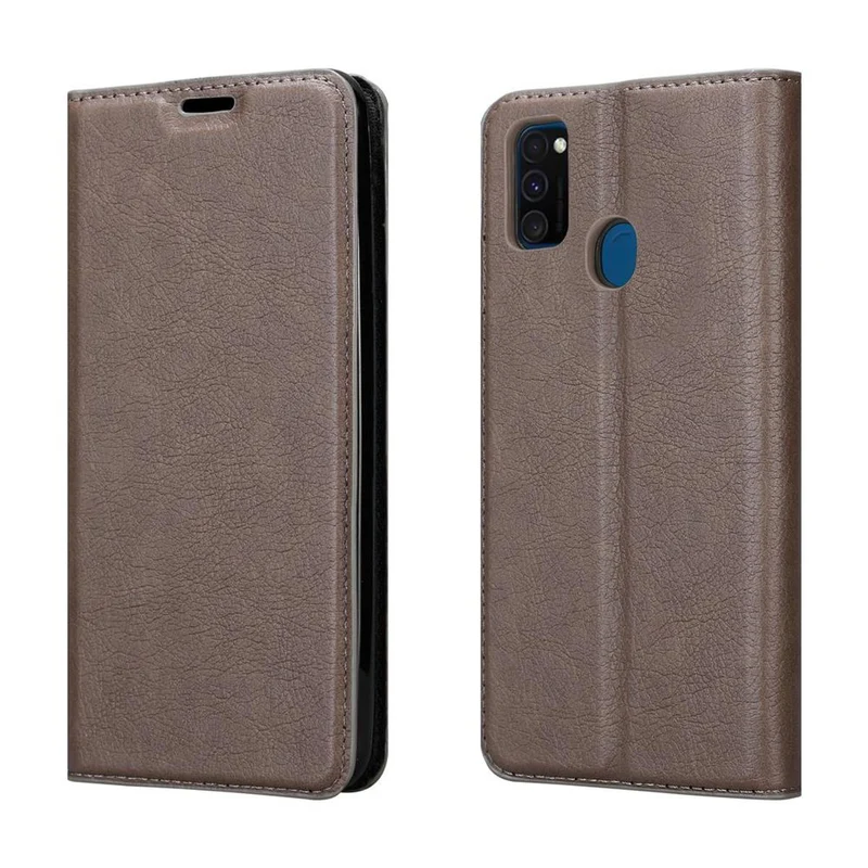 Cadorabo Hülle kompatibel mit Samsung Galaxy M21 / M30s Schutzhülle mit Magnetverschluss, Standfunktion und Kartenfach
