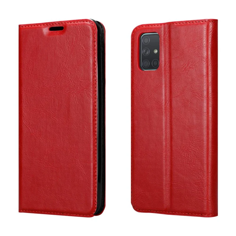 Cadorabo Hülle kompatibel mit Samsung Galaxy A71 5G Schutzhülle mit Magnetverschluss, Standfunktion und Kartenfach