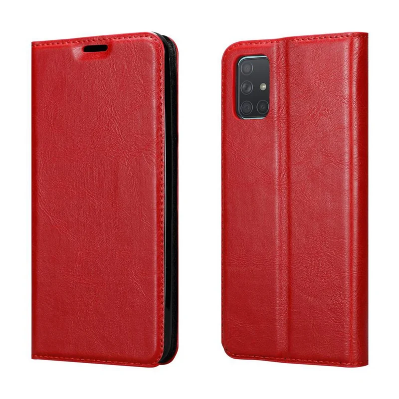 Cadorabo Hülle kompatibel mit Samsung Galaxy A71 5G Schutzhülle mit Magnetverschluss, Standfunktion und Kartenfach
