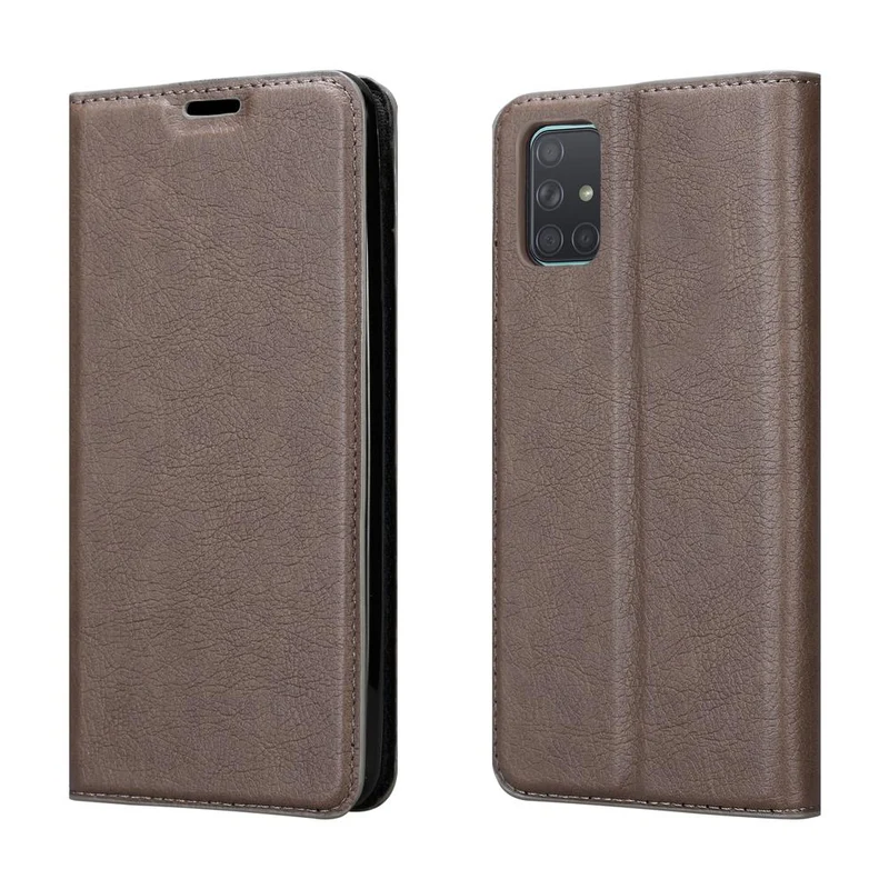 Cadorabo Hülle kompatibel mit Samsung Galaxy A71 5G Schutzhülle mit Magnetverschluss, Standfunktion und Kartenfach