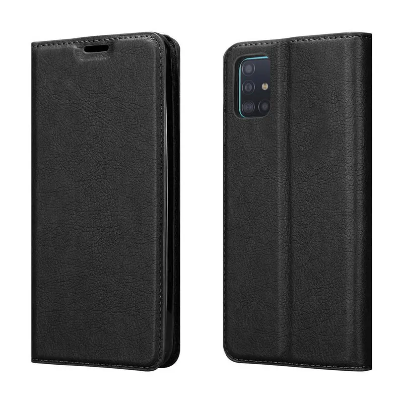 Cadorabo Hülle kompatibel mit Samsung Galaxy A51 5G Schutzhülle mit Magnetverschluss, Standfunktion und Kartenfach