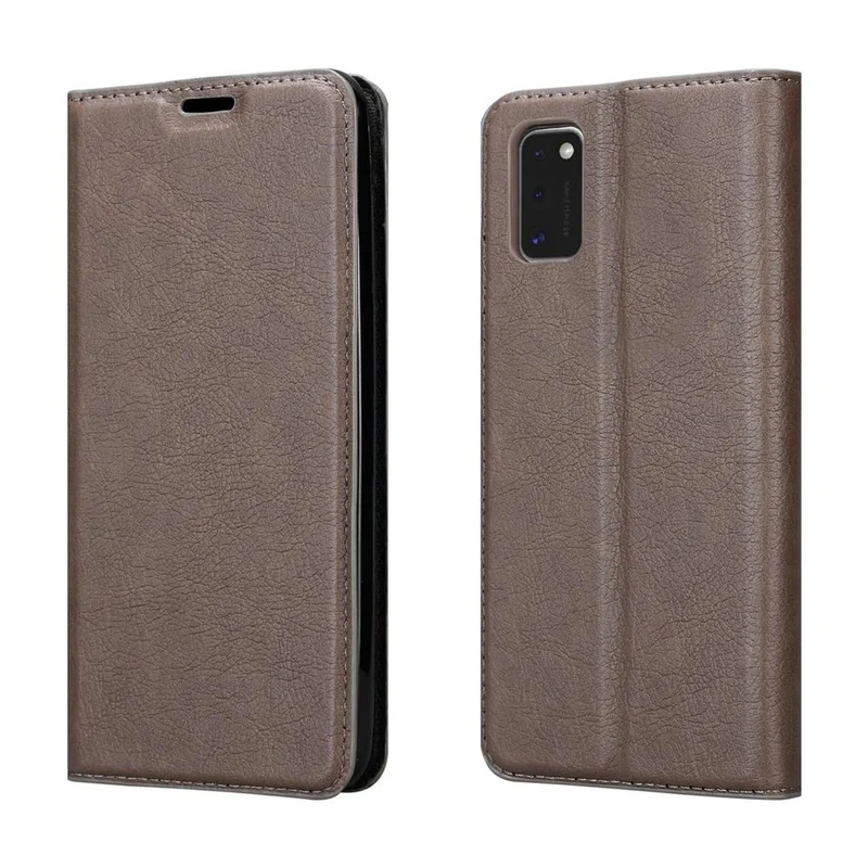 Cadorabo Hülle kompatibel mit Samsung Galaxy A41 Schutzhülle mit Magnetverschluss, Standfunktion und Kartenfach