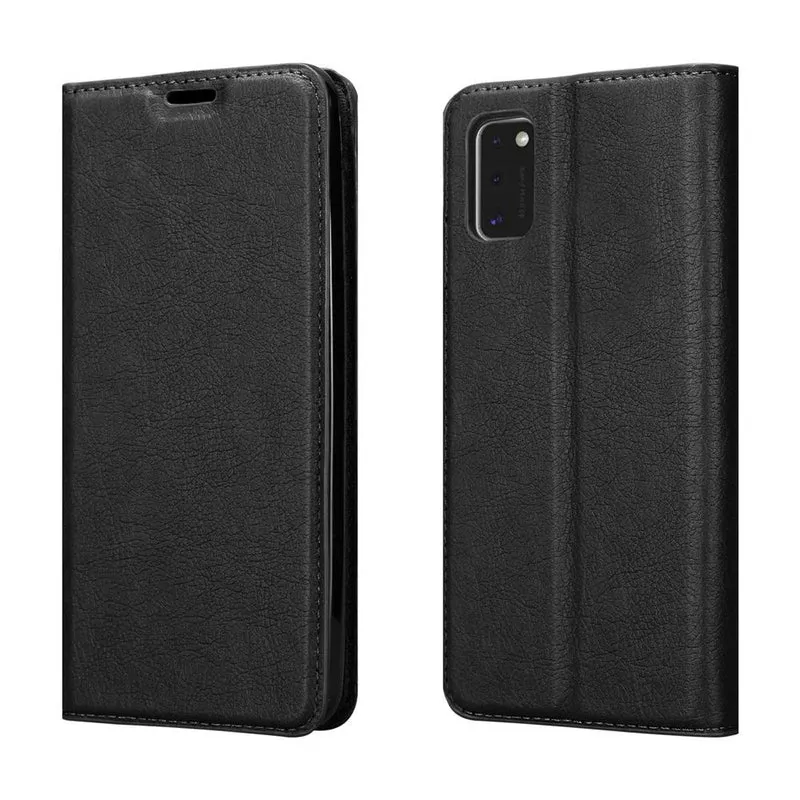 Cadorabo Hülle kompatibel mit Samsung Galaxy A41 Schutzhülle mit Magnetverschluss, Standfunktion und Kartenfach