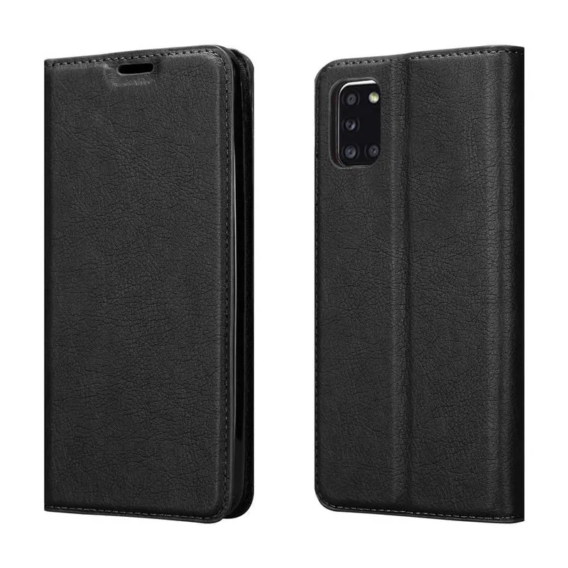 Cadorabo Hülle kompatibel mit Samsung Galaxy A31 Schutzhülle mit Magnetverschluss, Standfunktion und Kartenfach