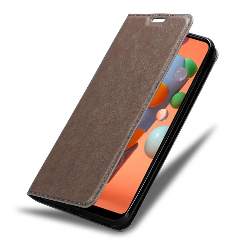 Cadorabo Hülle kompatibel mit Samsung Galaxy A11 / M11 Schutzhülle mit Magnetverschluss, Standfunktion und Kartenfach