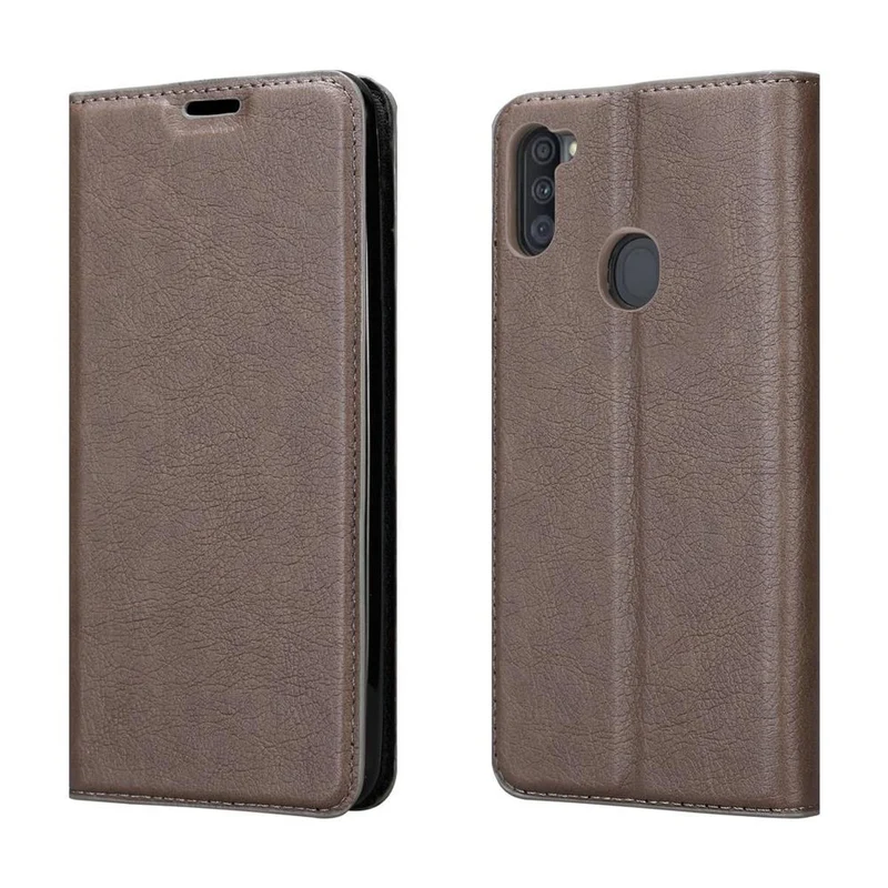 Cadorabo Hülle kompatibel mit Samsung Galaxy A11 / M11 Schutzhülle mit Magnetverschluss, Standfunktion und Kartenfach