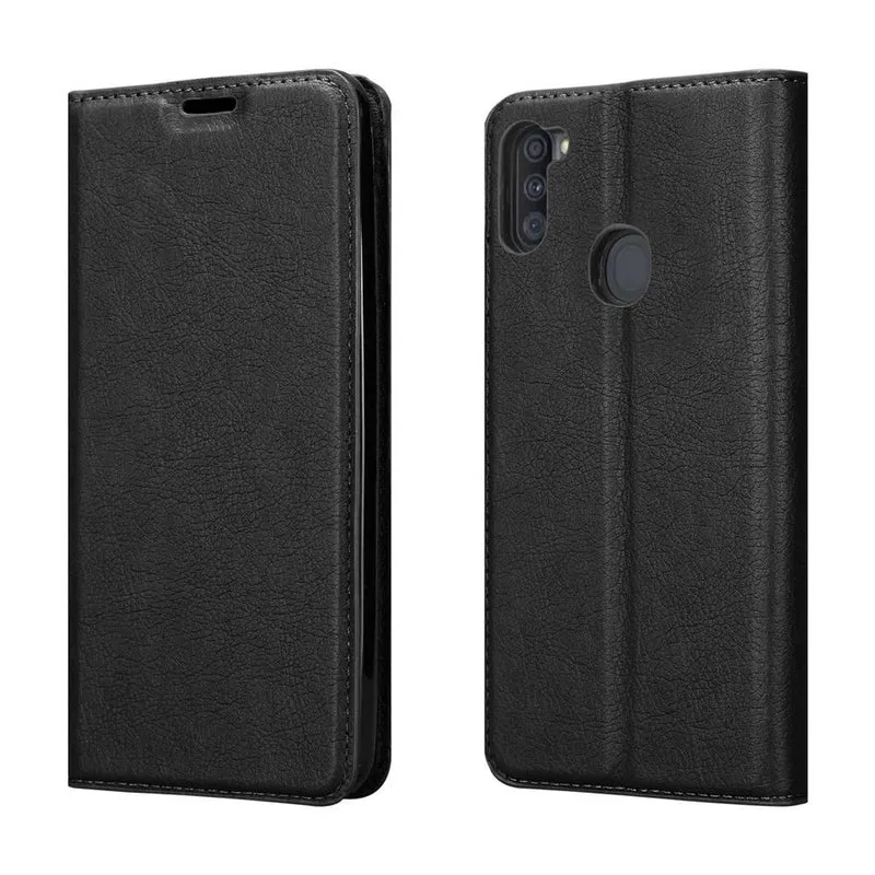 Cadorabo Hülle kompatibel mit Samsung Galaxy A11 / M11 Schutzhülle mit Magnetverschluss, Standfunktion und Kartenfach