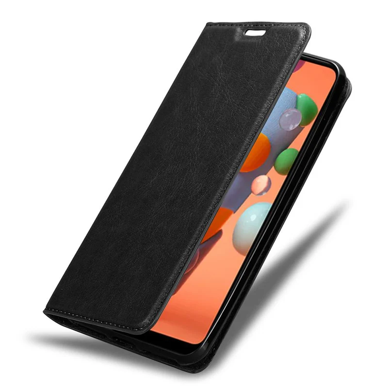 Cadorabo Hülle kompatibel mit Samsung Galaxy A11 / M11 Schutzhülle mit Magnetverschluss, Standfunktion und Kartenfach
