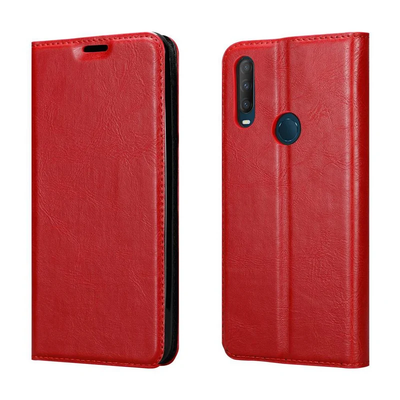 Cadorabo Hülle kompatibel mit Alcatel 3L 2020 Schutzhülle mit Magnetverschluss, Standfunktion und Kartenfach