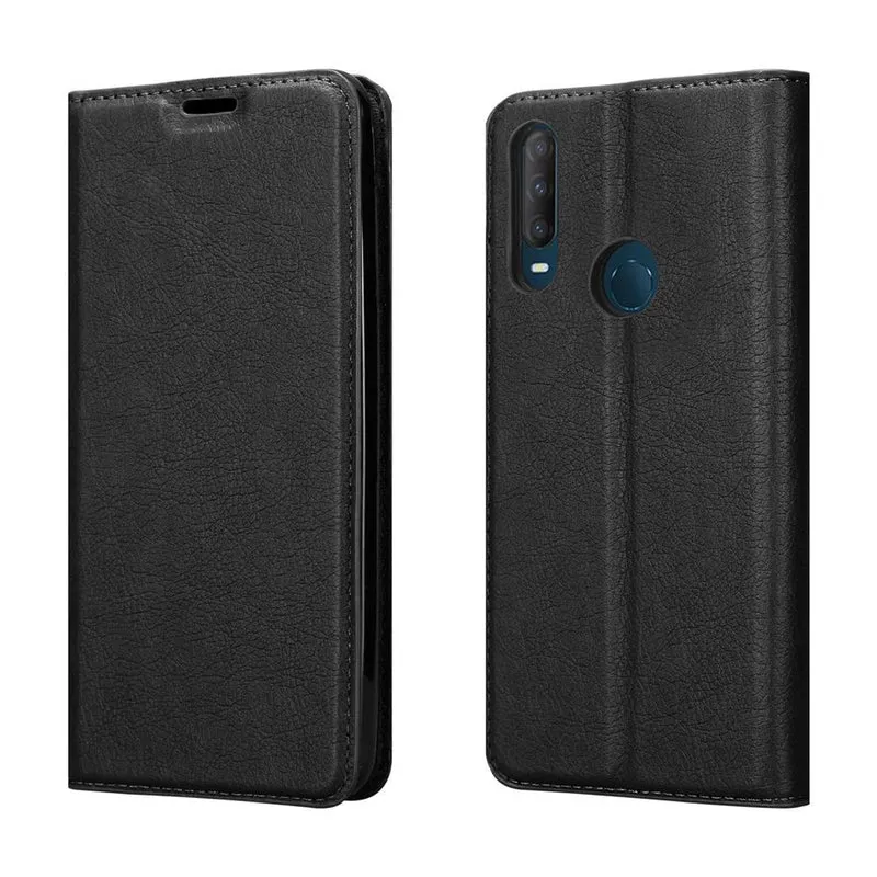 Cadorabo Hülle kompatibel mit Alcatel 3L 2020 Schutzhülle mit Magnetverschluss, Standfunktion und Kartenfach