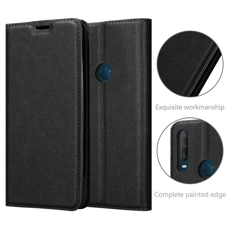 Cadorabo Hülle kompatibel mit Alcatel 3L 2020 Schutzhülle mit Magnetverschluss, Standfunktion und Kartenfach