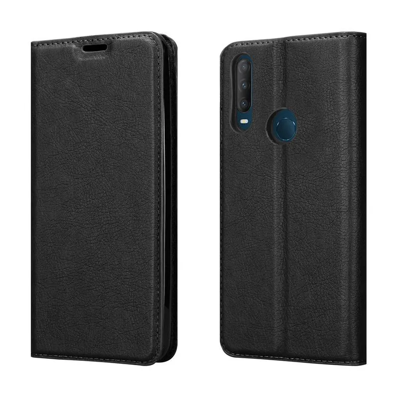 Cadorabo Hülle kompatibel mit Alcatel 1S 2020 Schutzhülle mit Magnetverschluss, Standfunktion und Kartenfach