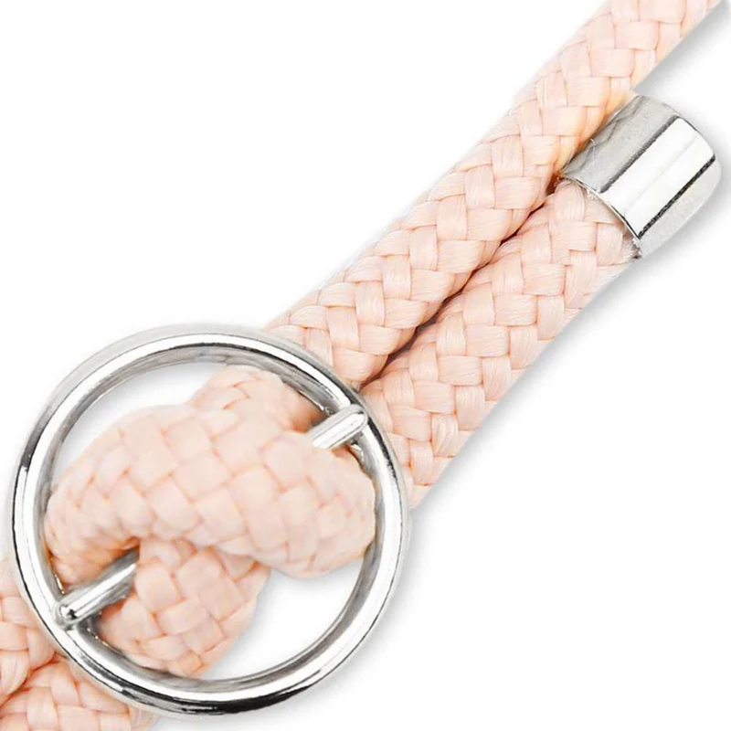 Cadorabo Handy Kette kompatibel mit Samsung Galaxy A71 4G Silikon Schutzhülle mit Silbernen Ringen, Kordel Band und abnehmbarem Etui