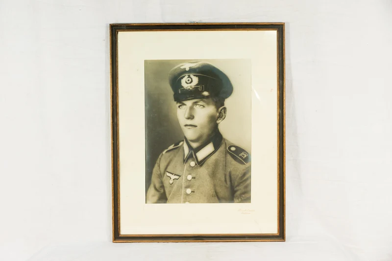 Wehrmacht Studiofoto im Rahmen 54x47 cm