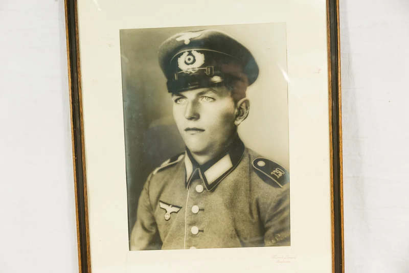 Wehrmacht Studiofoto im Rahmen 54x47 cm
