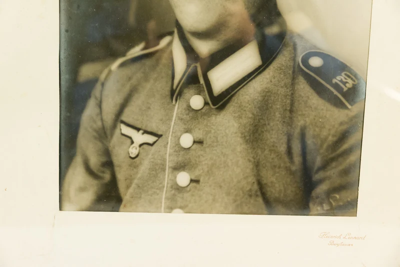 Wehrmacht Studiofoto im Rahmen 54x47 cm