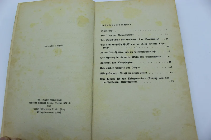 "Die Kriegsmarine Ruft" - Kovettenkapitänen Giese - 1941