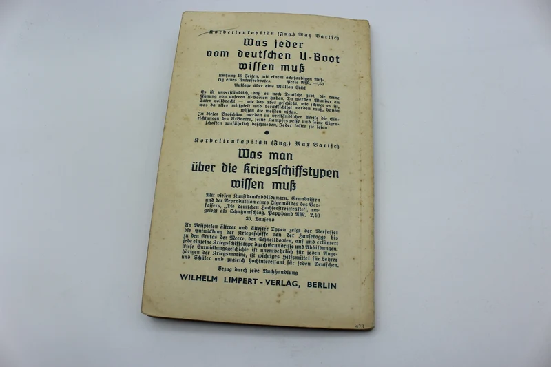 "Die Kriegsmarine Ruft" - Kovettenkapitänen Giese - 1941