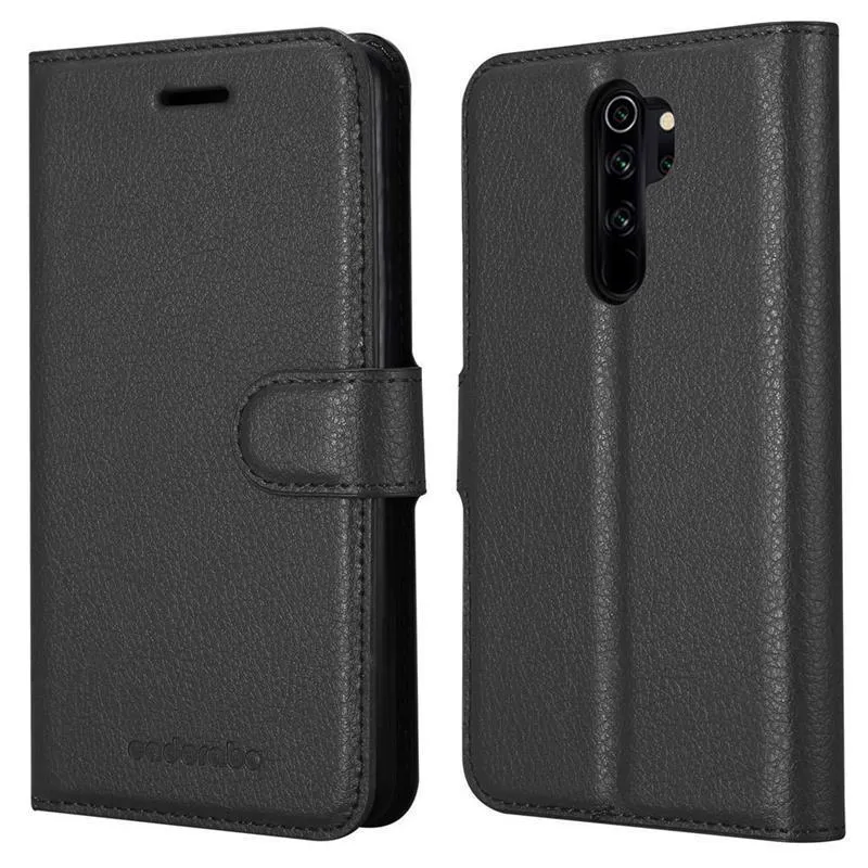 Cadorabo Hülle kompatibel mit Xiaomi RedMi NOTE 8 PRO Schutzhülle mit Magnetverschluss, Standfunktion und Kartenfach