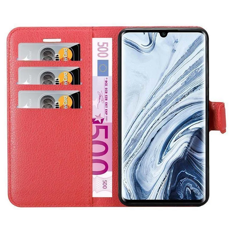 Cadorabo Hülle kompatibel mit Xiaomi RedMi NOTE 10 4G / RedMi NOTE 10S Schutzhülle mit Magnetverschluss, Standfunktion und Kartenfach