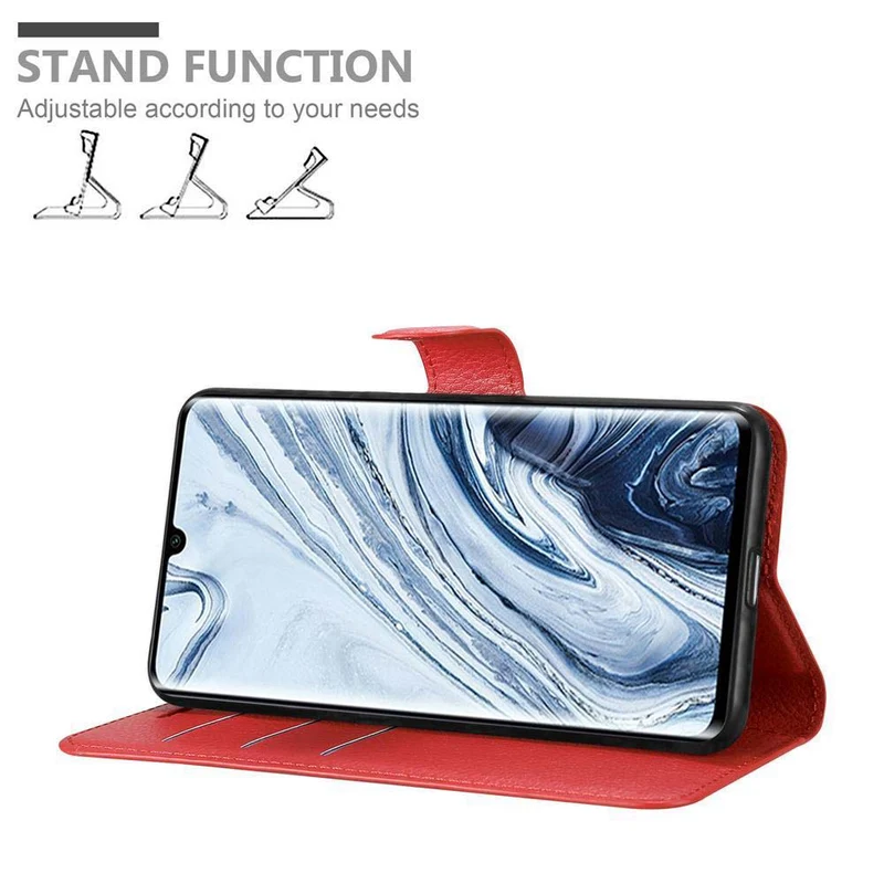 Cadorabo Hülle kompatibel mit Xiaomi RedMi NOTE 10 4G / RedMi NOTE 10S Schutzhülle mit Magnetverschluss, Standfunktion und Kartenfach