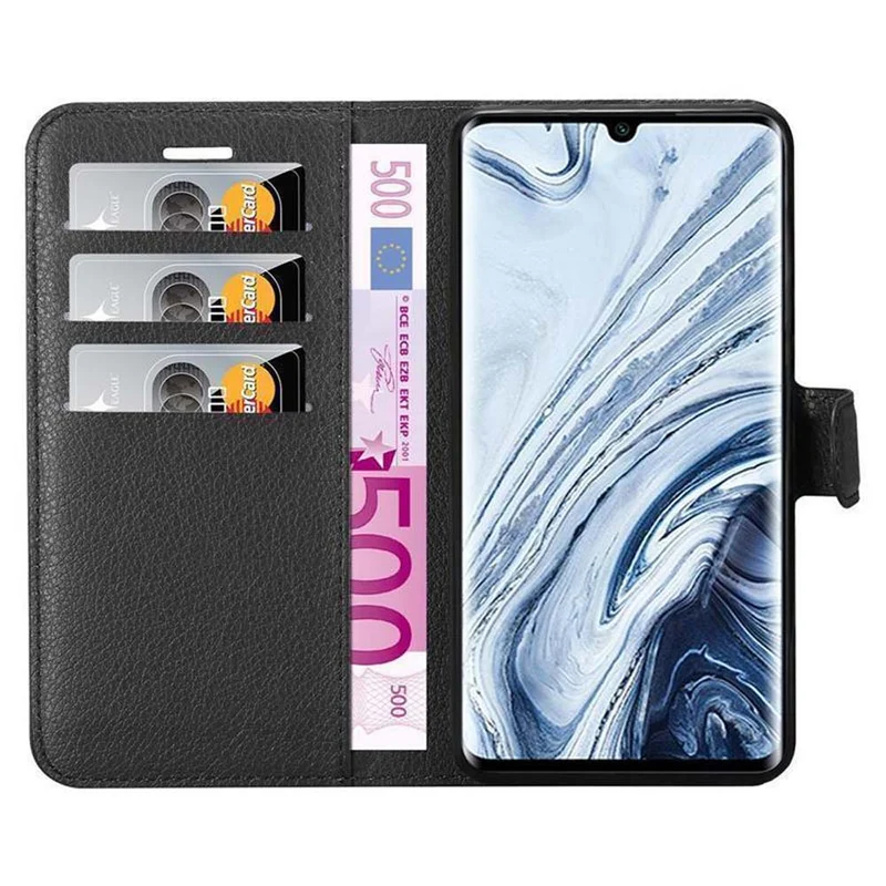 Cadorabo Hülle kompatibel mit Xiaomi RedMi NOTE 10 4G / RedMi NOTE 10S Schutzhülle mit Magnetverschluss, Standfunktion und Kartenfach