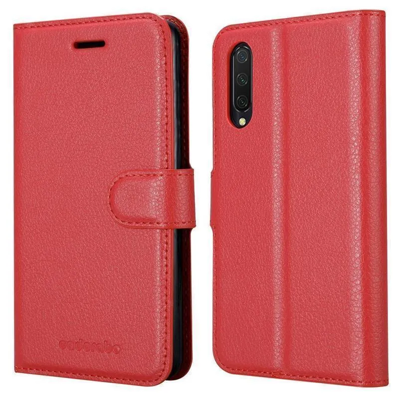Cadorabo Hülle kompatibel mit Xiaomi Mi CC9 Schutzhülle mit Magnetverschluss, Standfunktion und Kartenfach