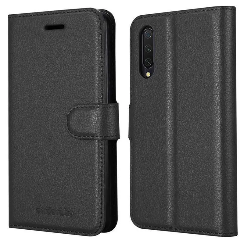 Cadorabo Hülle kompatibel mit Xiaomi Mi CC9 Schutzhülle mit Magnetverschluss, Standfunktion und Kartenfach