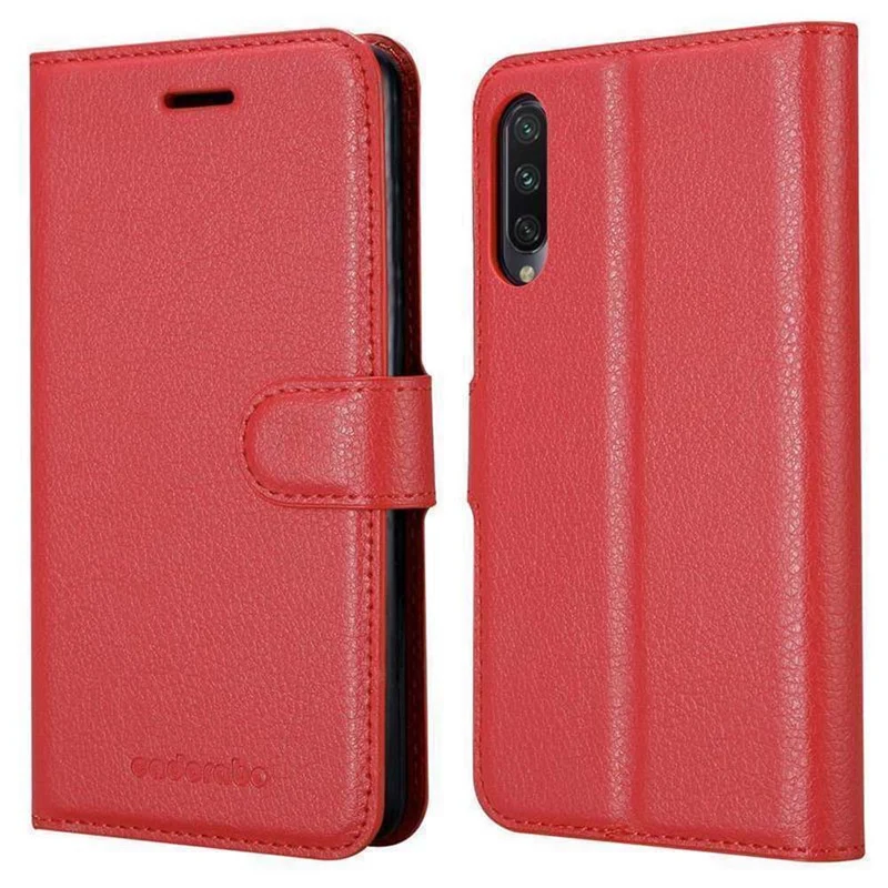 Cadorabo Hülle kompatibel mit Xiaomi Mi A3 Schutzhülle mit Magnetverschluss, Standfunktion und Kartenfach