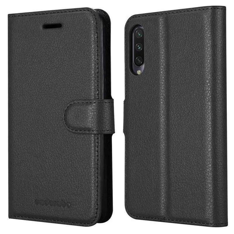 Cadorabo Hülle kompatibel mit Xiaomi Mi A3 Schutzhülle mit Magnetverschluss, Standfunktion und Kartenfach