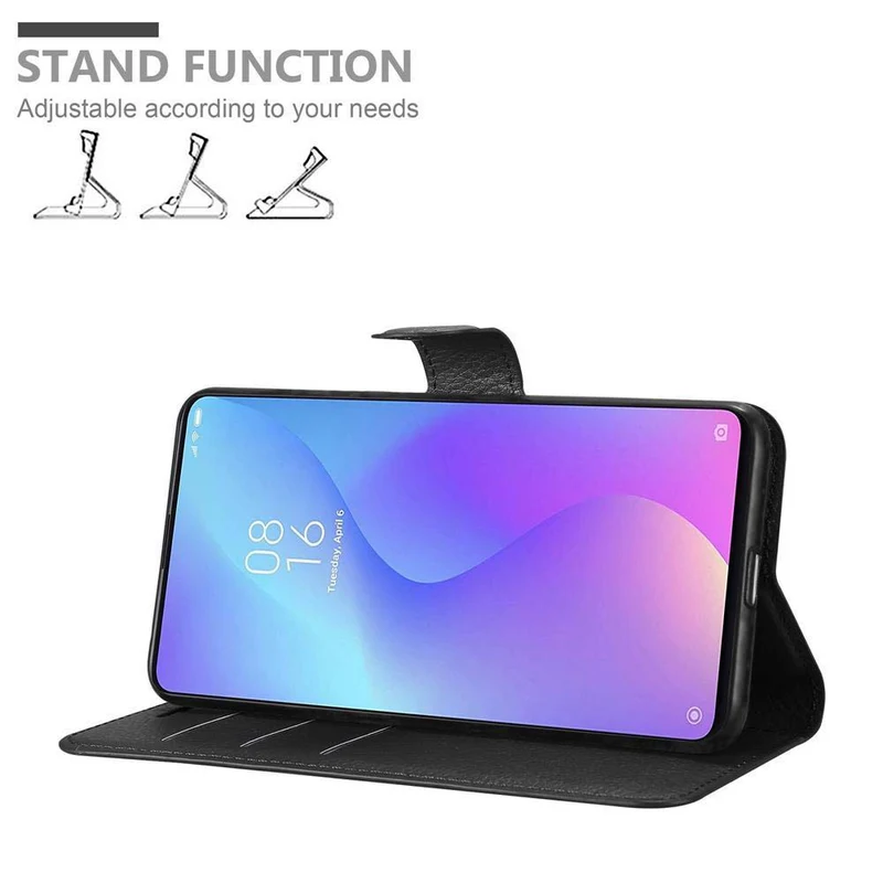 Cadorabo Hülle kompatibel mit Xiaomi Mi 9T / Mi 9T PRO / RedMi K20 / RedMi K20 PRO Schutzhülle mit Magnetverschluss, Standfunktion und Kartenfach
