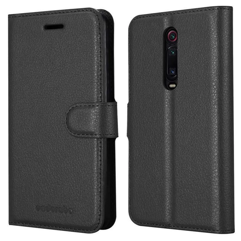 Cadorabo Hülle kompatibel mit Xiaomi Mi 9T / Mi 9T PRO / RedMi K20 / RedMi K20 PRO Schutzhülle mit Magnetverschluss, Standfunktion und Kartenfach