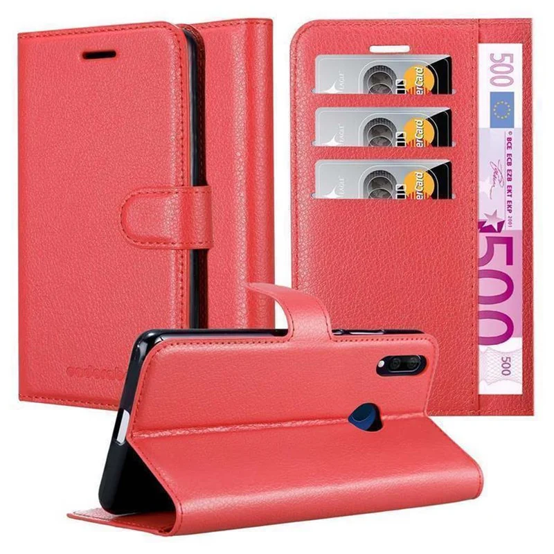 Cadorabo Hülle kompatibel mit WIKO VIEW 3 LITE Schutzhülle mit Magnetverschluss, Standfunktion und Kartenfach